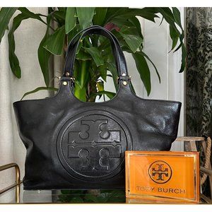 ♦️♦️  TORY BURCH AUTHENTIC BLACK BOMBE ELLA SATCHEL ♦️♦️